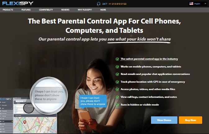 Fleixspy Parental control
