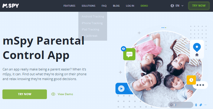 Block parental control keywords through Mspy