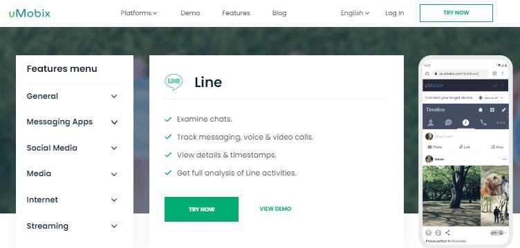 Umobix Spy on line