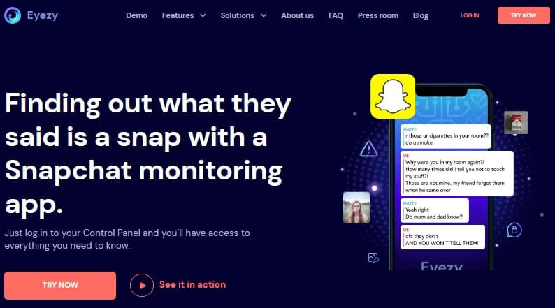 Eyezy Snapchat- The Best App for Android and ios