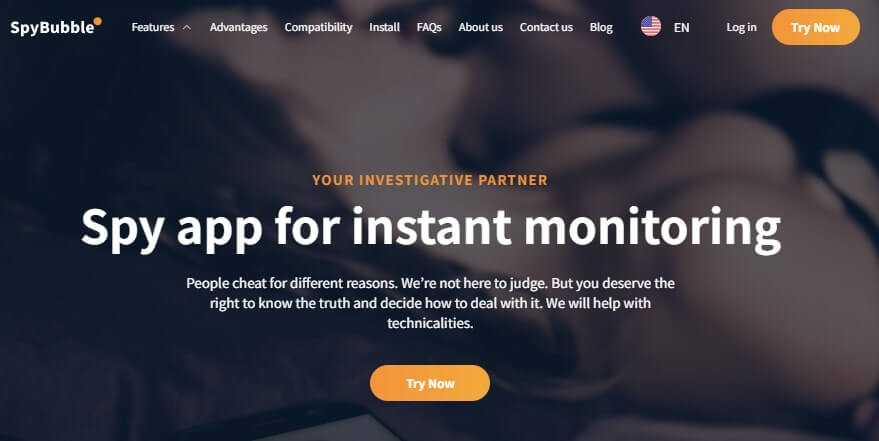 Spybubblepro- Smoothly works without knowing the Targeted Person